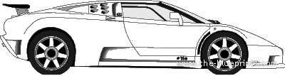 Bugatti EB110SS (1993)