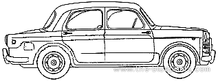 Fiat 1100-103D Millecento (1959)