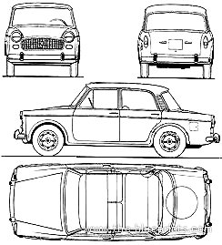 Fiat 1100D Millecento (1962)