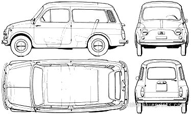 Fiat 500 Giardiniera (1960)