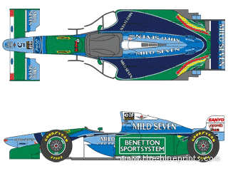 Benetton Ford B194 F1 GP