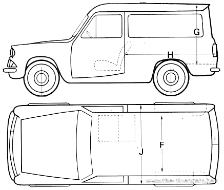 Ford Anglia 307E Van (1967)