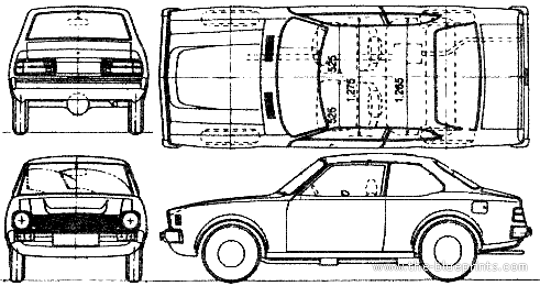 Mitsubishi Colt Lancer 2-Door (1974)
