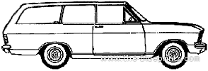 Opel Kadett B Caravan 2-Door (1970)