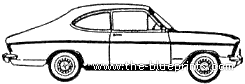 Opel Kadett B Rallye Coupe