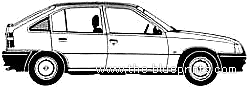 Opel Kadett E 5-Door (1988)