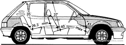 Peugeot 205 XS (1989)