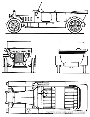 Sunbeam T12 Staff Car (1915)