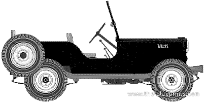 Willys Jeep CJ3A