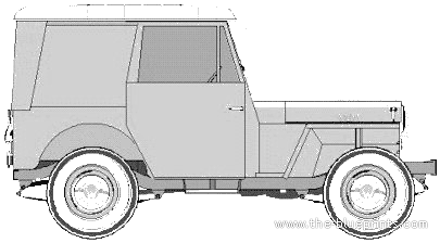 Willys Jeep DJ3A Delivery