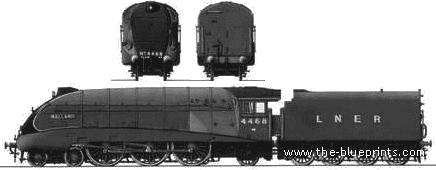 Pacific Type A4 LNER Mallard (UK)