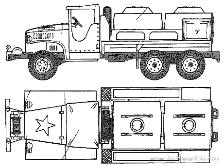 GMC CCKW-353 Tanker Truck