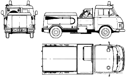 Hanomag-Henschel F30 Fire Truck (1965)