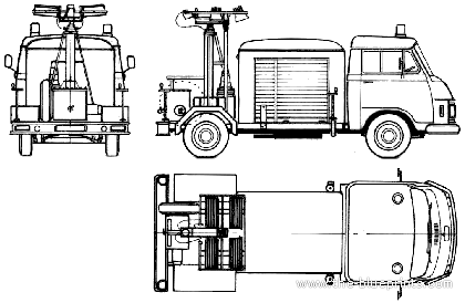 Hanomag-Henschel F35 Fire Truck (1966)