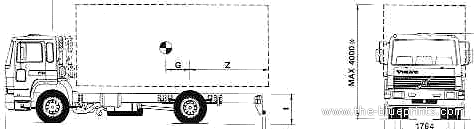 Volvo FL614-115S 4x2 11ton Truck (1994)