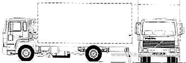 Volvo FL615 4x2 MTT 15ton Truck (1995)
