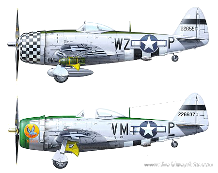Republic P-47D Thunderbolt Bubbletop