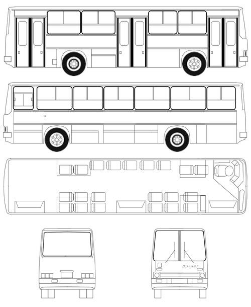 Ikarus 260 city bus by Lorddarthvik on DeviantArt