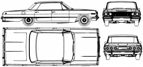 чертежи chevrolet impala 1967