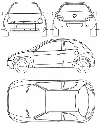 2000 Ford Ka by bhw2279 on DeviantArt