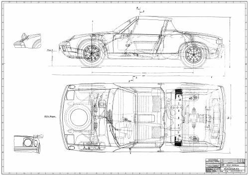 The-Blueprints.com - Blueprints > Cars > Porsche > Porsche 914 vintage vw engine diagrams 