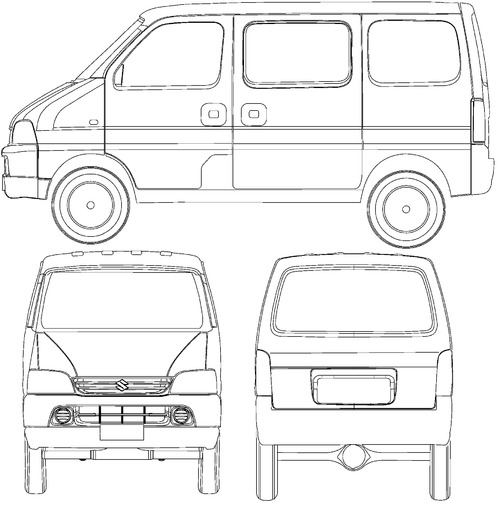 zuur Trojaanse paard campagne Blueprints > Cars > Various Cars > Maruti Suzuki Ecco (2019)