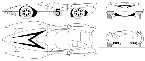 SPEED RACER MACH 5 SKETCH