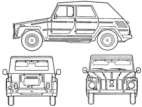 Terotex Hohlraumversiegelungsplan Volkswagen Typ 181 
