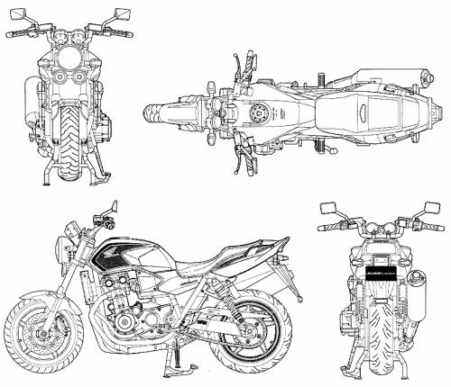 Blueprints Motorcycles Honda Honda Cb1300 Super Four 10