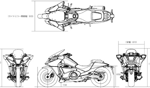 Blueprints Motorcycles Honda Honda Nm4 01 15