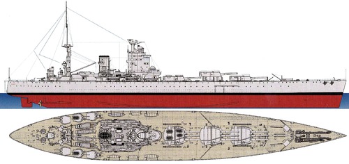 The Battleship HMS Rodney 