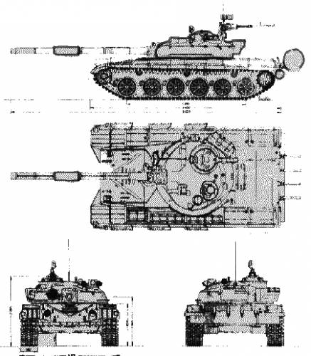 Blueprints Tanks Russian Tanks T 72