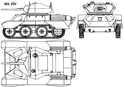 Blueprints  Tanks  Tanks A  A25 Harry Hopkins Vickers Light Tank Mk VIII
