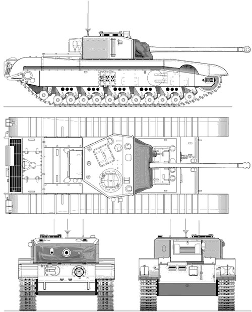 Blueprints > Tanks > Tanks B > Black Prince 17pdr (1945)