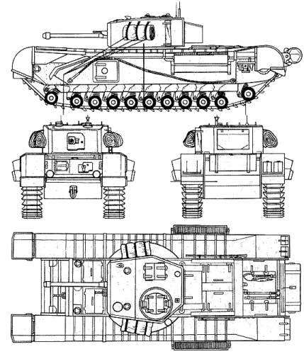 Un char Churchill MK IV va être restauré et installé sur un site historique du Calvados . Churchill_mk_iv-39684