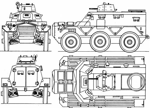 FV603 Saracen blueprint