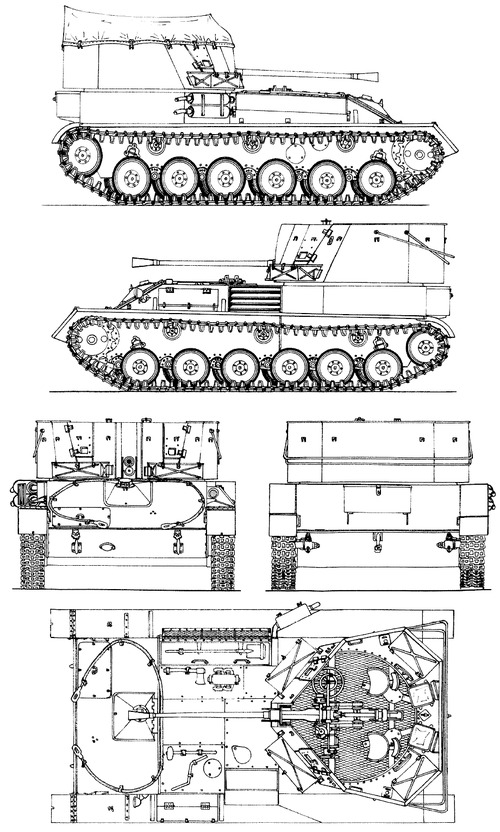 Blueprints Tanks Tanks U Z Zsu 37