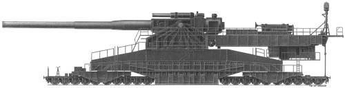 Blueprints > Trains > Trains R-S > Schwerer Gustav 80cm Kanone E