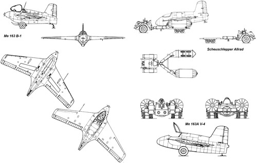 Blueprints Ww2 Airplanes Messerschmitt Messerschmitt Me 163 Komet