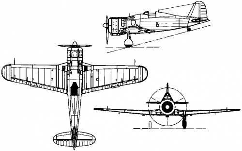 Blueprints Ww2 Airplanes Ww2 Italy Fiat G 50 Freccia Italy 1937