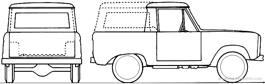 Ford bronco ii blueprint #9
