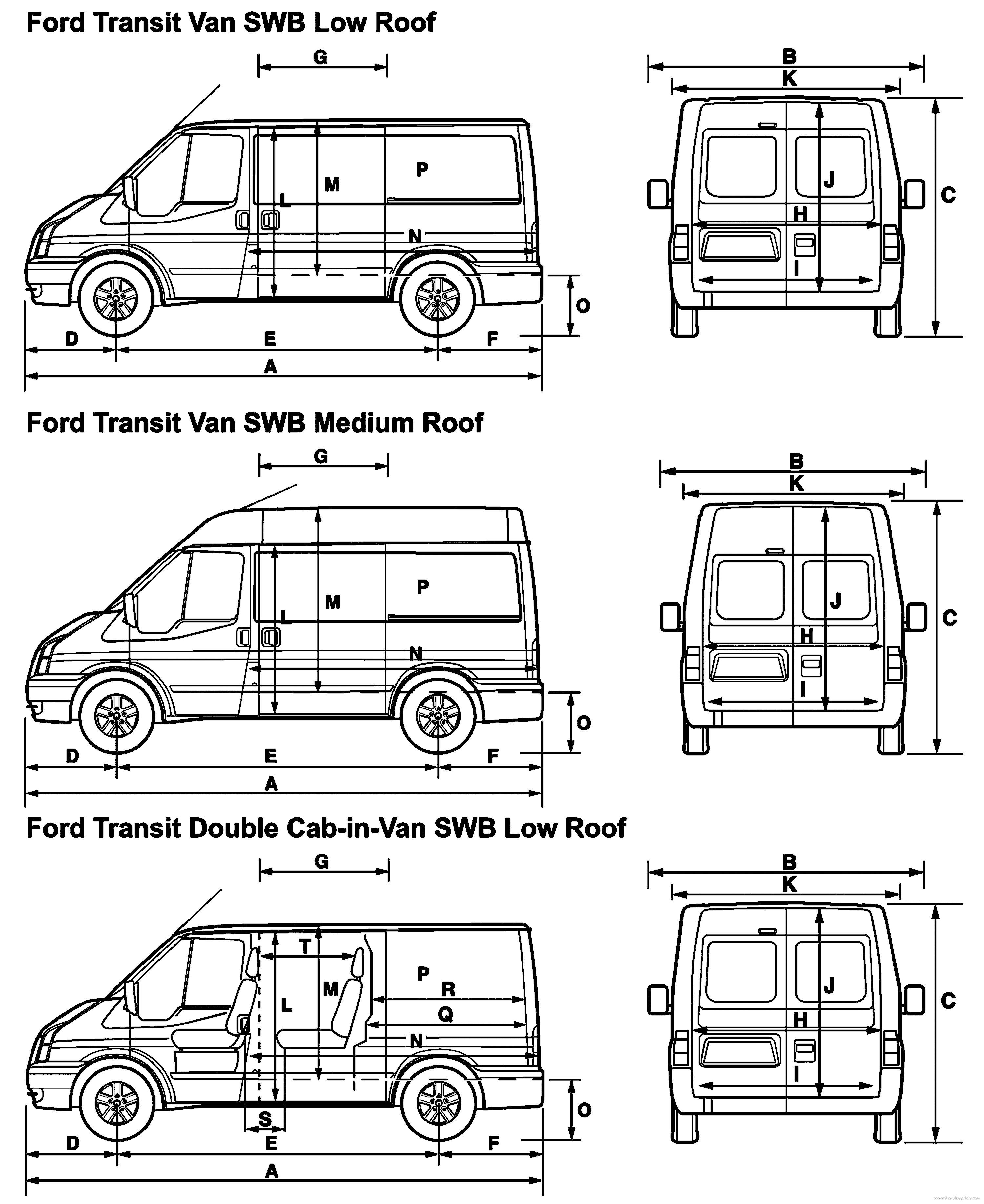 Ford van blueprints #5