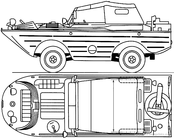 Plans GAZ-46 blueprints