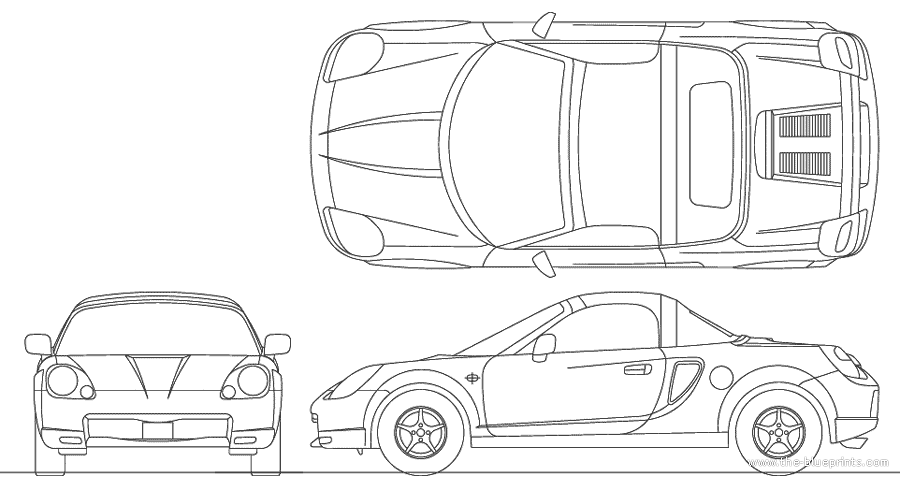 Toyota mr2 blueprint