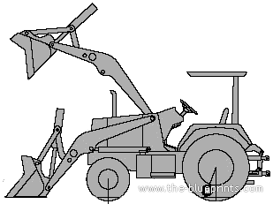 570N EP case trattore caricatore John-deere-210le-landscape-loader