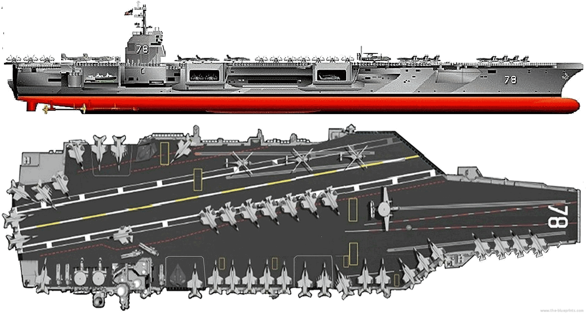 Aircraft carrier gerald r. ford #3