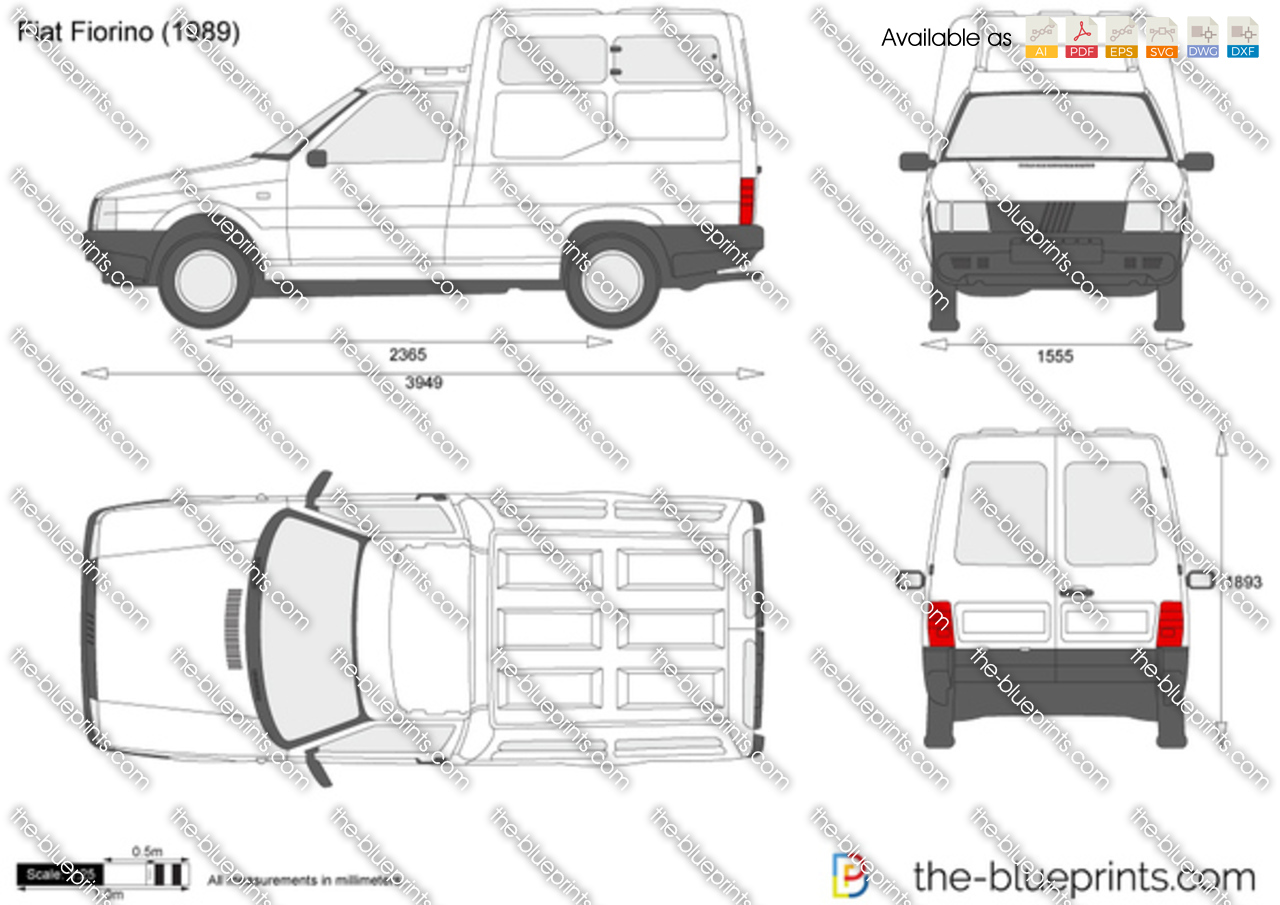 Fiat Fiorino dimensions - Car Body Design