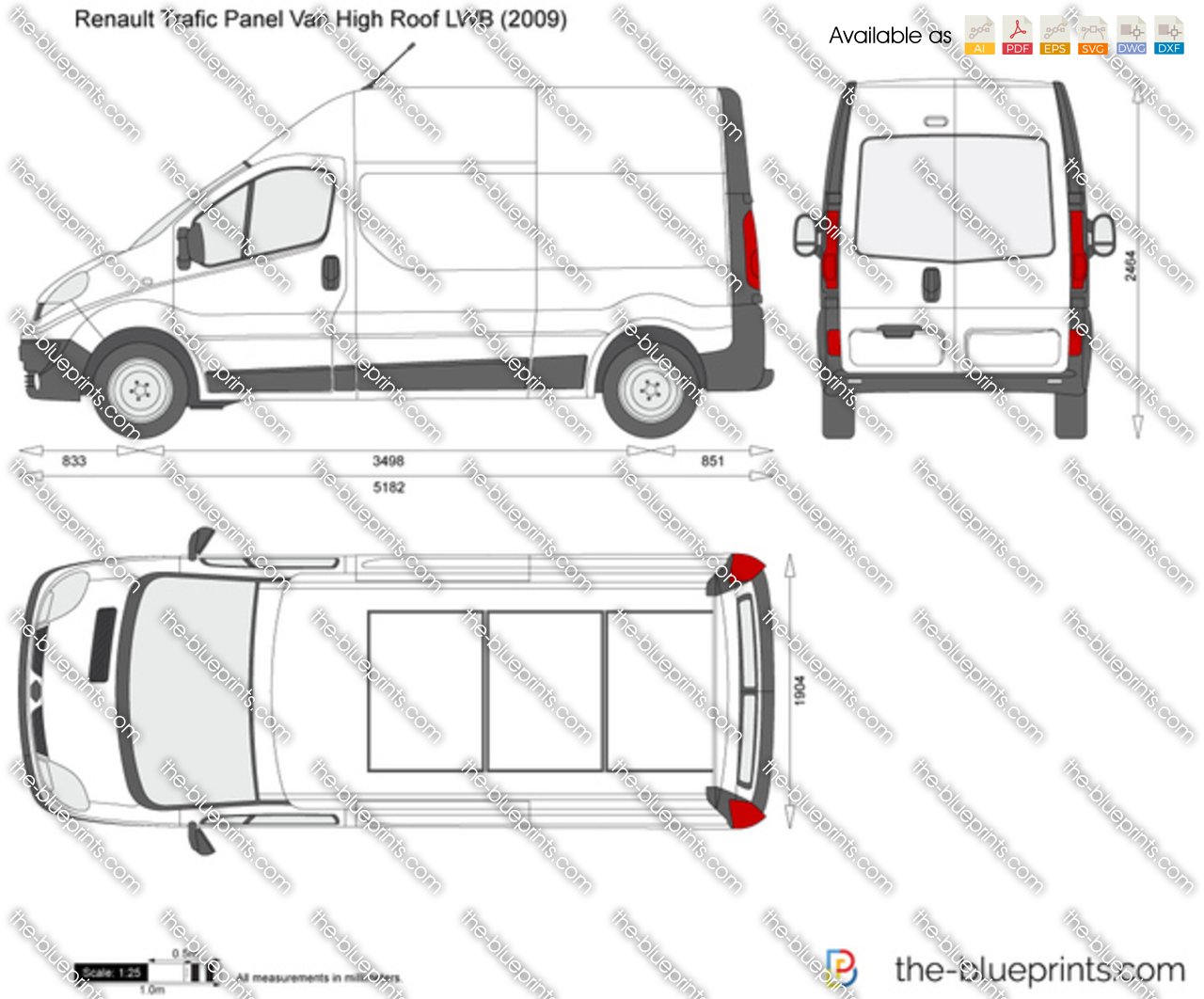 Renault trafic lwb dimensions