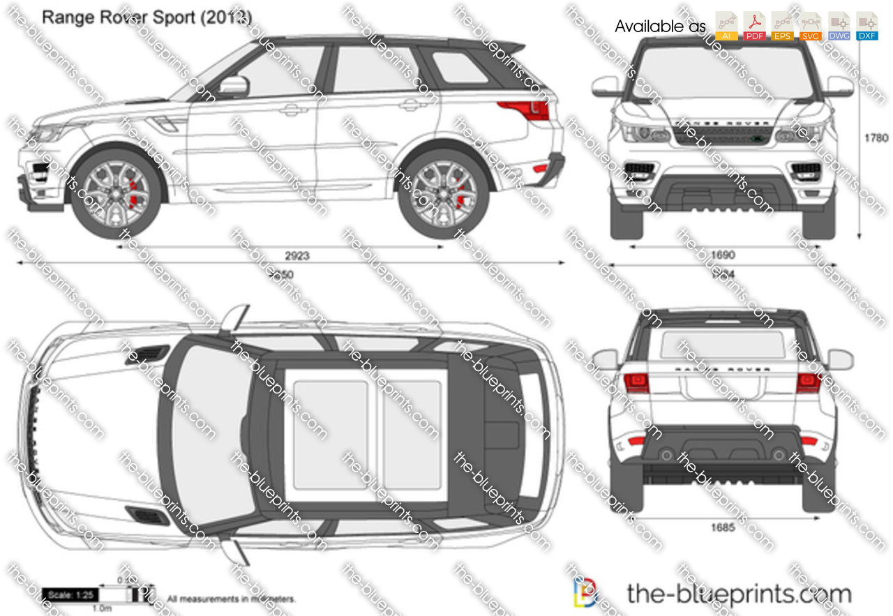 Car Land Rover Range Rover Sport SV 3D model・Download 3D models