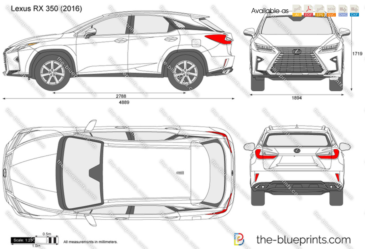 2016 Lexus Rx 350 Color Chart